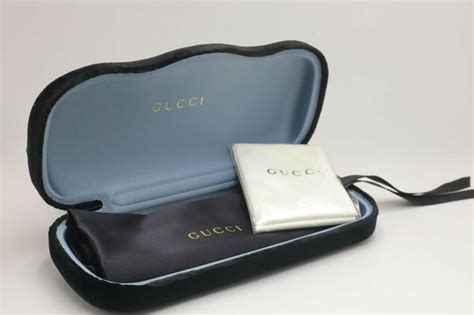 gucci medium black triangle sunglasses case|gucci sunglasses case replacement.